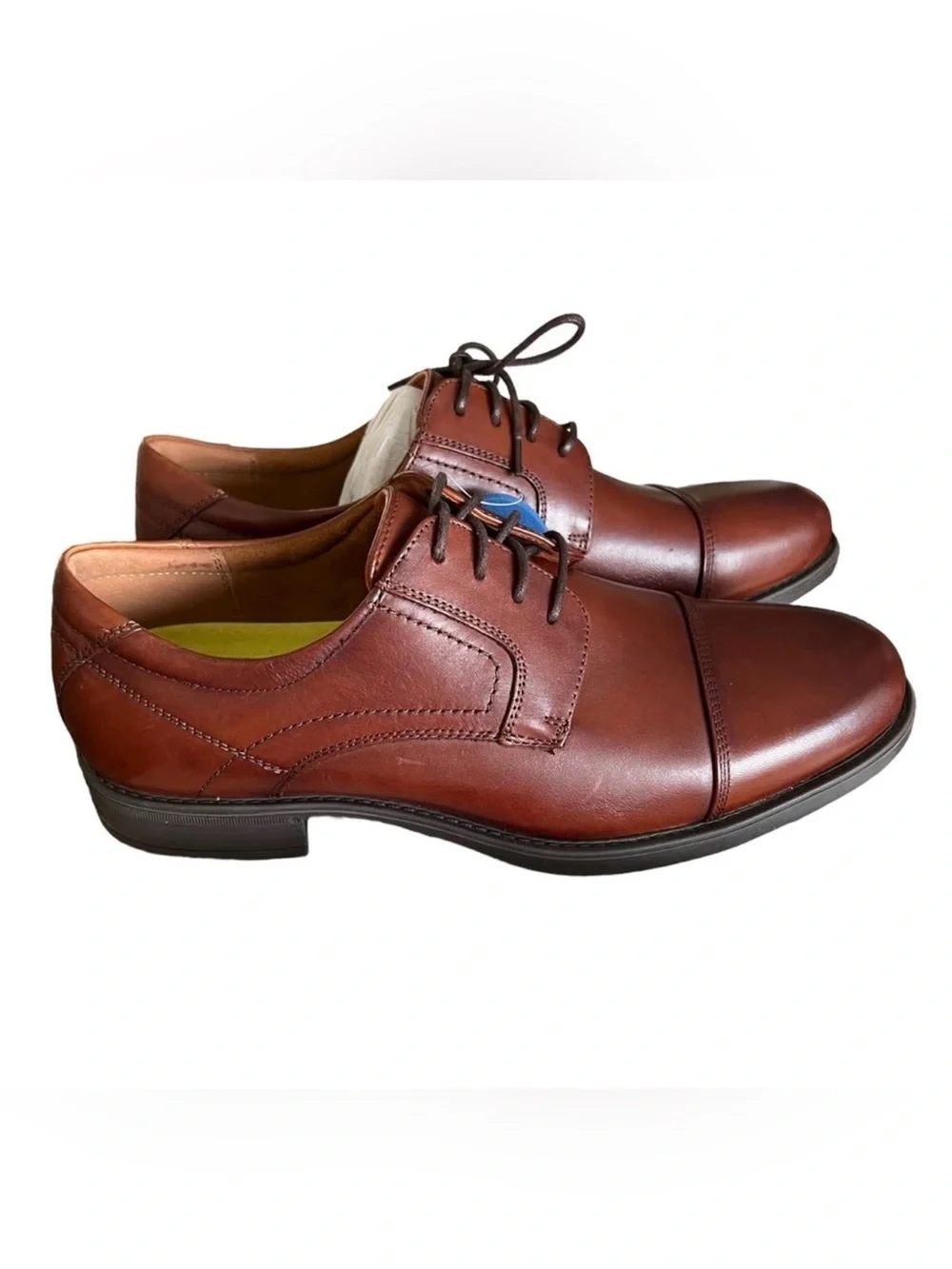 Florsheim Midtown Cap Toe Oxford Cognac Leather Men’s Sz 8 NWOB Old Money